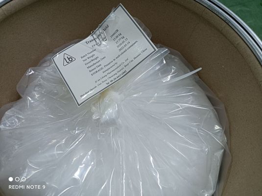 Un bon prix. Peau acide Tranexamic de CAS 1197-18-8 de poudre de PE blanchissant la carte de travail d'ingrédients en ligne