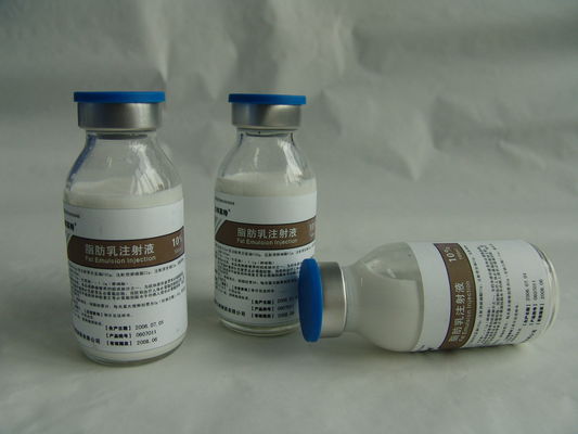 Un bon prix. agent Intravenous Fat Emulsion de Calorice d'injection d'émulsion de la graisse 100mL de 20% pour l'infusion 20 en ligne