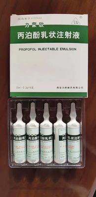 FDF Propofol 20ml Emulsion injectable 2078-54-8 Chirurgical