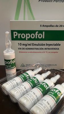 Un bon prix. Fini forme l'émulsion injectable anesthésique Propofol 50ml de Propofol en ligne